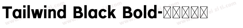 Tailwind Black Bold字体转换
